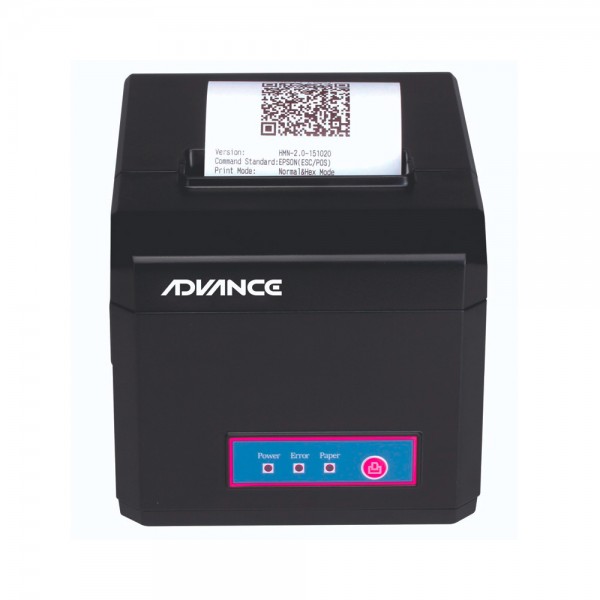 Impresora térmica Advance ADV-8010, velocidad de impresión 300 mm/seg ,USB+LAN