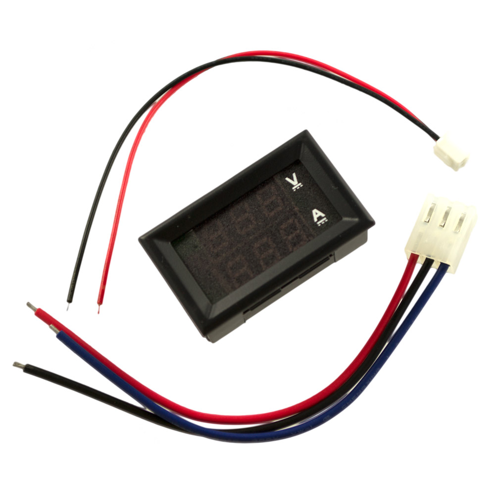 Medidor de voltaje y corriente DC 0-100V 0-10A