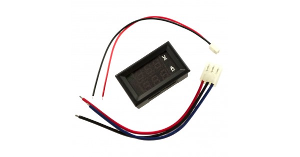 Voltímetro Amperímetro Wattímetro Digital 0-100V 10A - Electromanía Perú